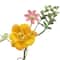 5ft. Yellow Floral Mix Coiled Garland by Ashland®